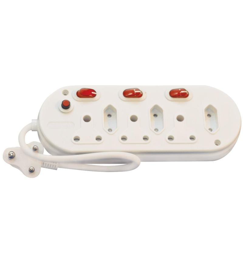 6 WAY MULTI-PLUG WITH SWITCH