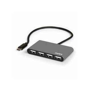 PORT HUB 4 PORT - USB2.0 & TYPE C
