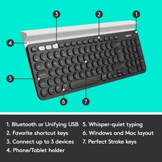 W: KB K780 + CRADLE (MULTI DEVICE)