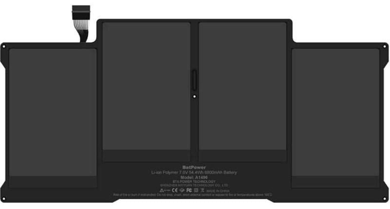 7.6V 54.5WH BATTERY FOR MACBOOK AIR