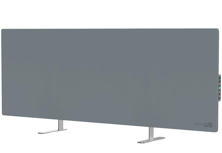 HEATER: ECO SMART TEMP GLASS 700W GREY