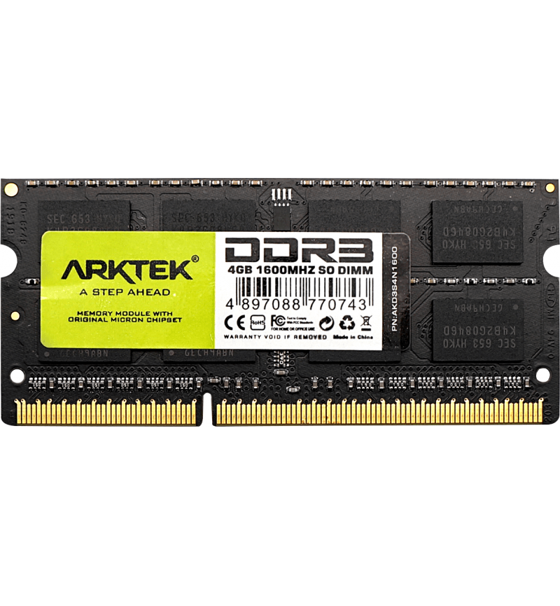 SODIMM: 4GB DDR3 1600 LV
