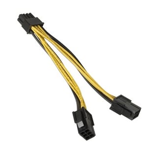 2 X 6PIN (F) TO 8PIN (M)