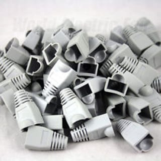 CON: RJ45 BOOTS (100) GREY