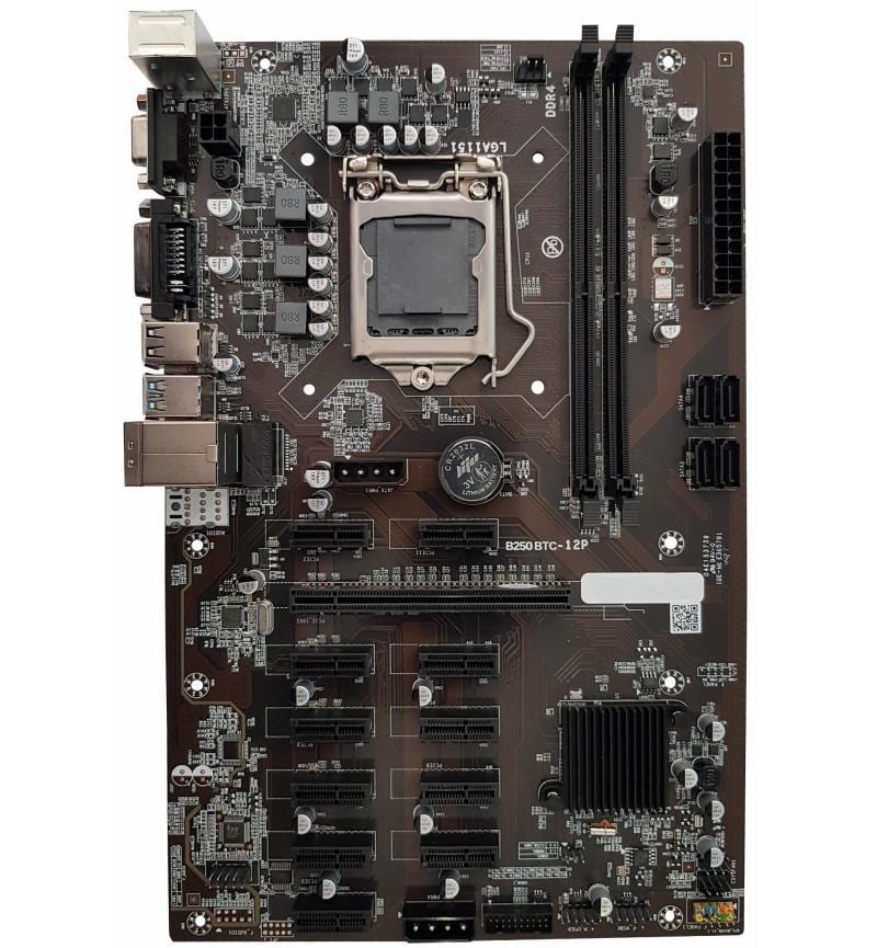 SKT1151: B250 - 12 PCIE SLOTS