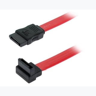 SATA: DATA CABLE 0.4M - L SHAPE - 2 PACK