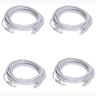 B: CAT5E   20M  4 PACK (GREY)