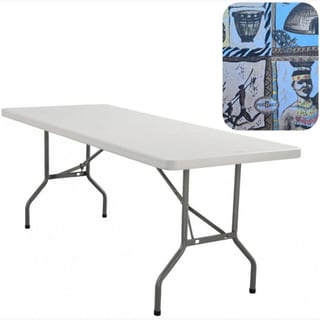 CAMPING FOLD-UP AFRICAN ART