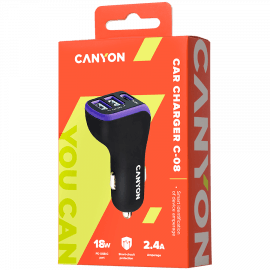 CANYON CAR CHARGER C-08 PD 18W USB-C 2US