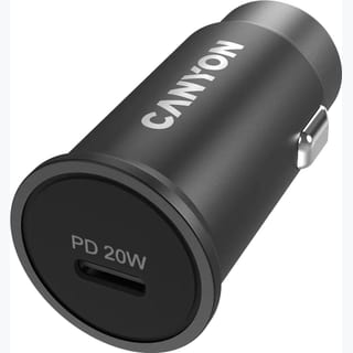 CANYON CAR CHARGER C-20 PD 20W USB-C BLA