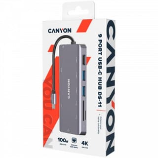 CANYON HUB DS-11 9IN1 USB-C SPACE GREY