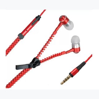 EB + MIC: ZIPPER: RED