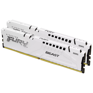 Kingston Fury Beast - 32GB x2 (64GB) , DDR5-6000MT/s , CL36 , White