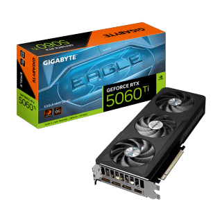 Gigabyte RTX 5060 Ti Eagle OC Max 8GB GDDR7 Graphics Card - Black