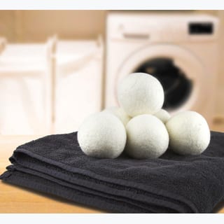 ORGANIC WOOL DRYER BALLS (6) 7CM