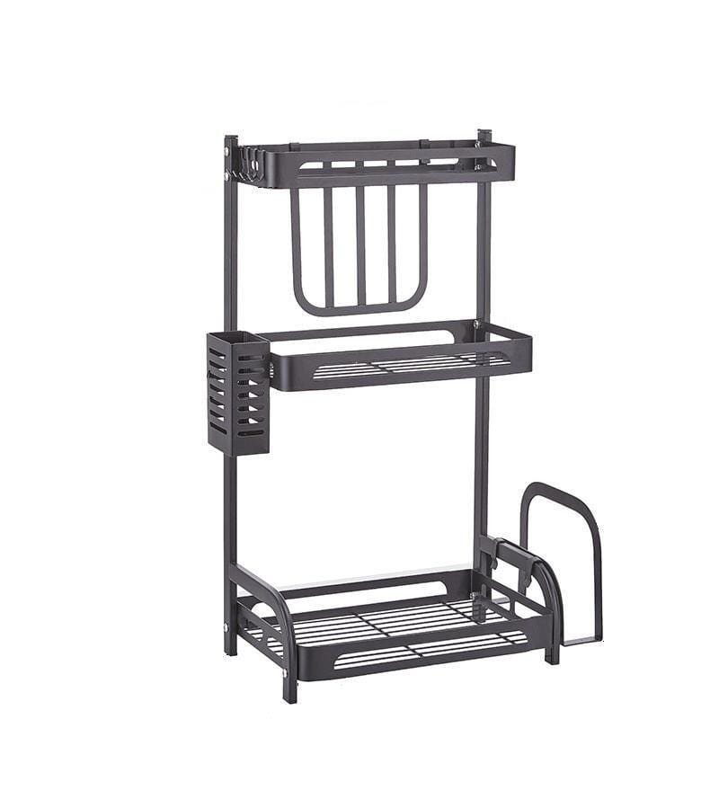 KC: 3 TIER SPICE RACK - BLACK