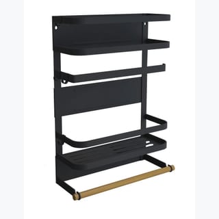 KC: 3 TIER MAG. FRIDGE RACK - WHITE