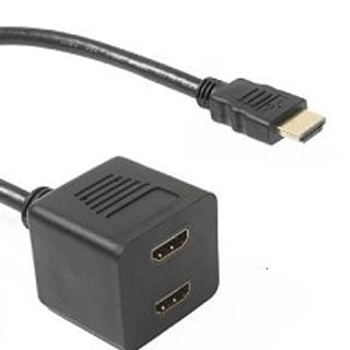 HDMI (M) TO HDMI (2F) SPLITTER 20CM