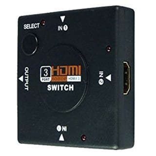 HDMI: 3X IN + 1X OUT