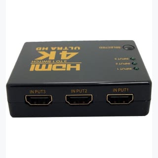 HDMI: 3X IN + 1X OUT + IR REMOTE