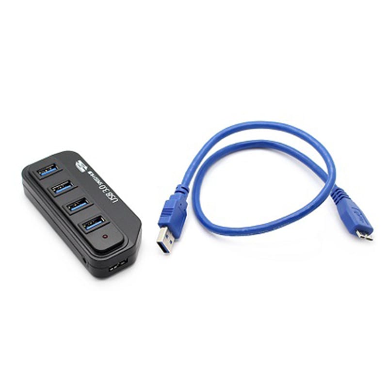 HUB: USB3.0 - 4P BK