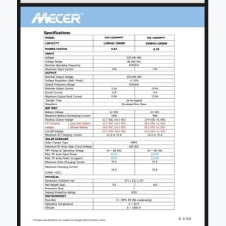 INVERTER  2400VA FOR LITHIUM
