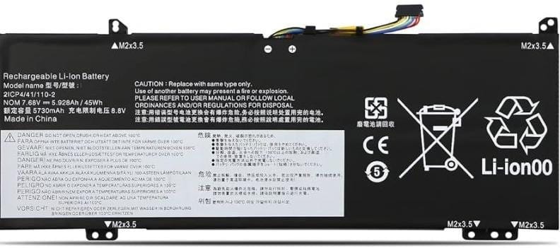 7.68V 5.928AH BATT 45WH FOR LENOVO IDEAP