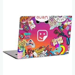 15.6 LAPTOP SKIN TRAVEL GRAFFITI