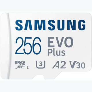 EVO PLUS 256GB MICROSD CARD AND ADAPTER