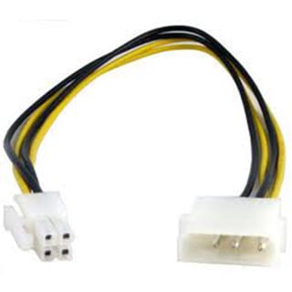 MOLEX (M) TO PCI-E 4PIN 0.2M CABLE
