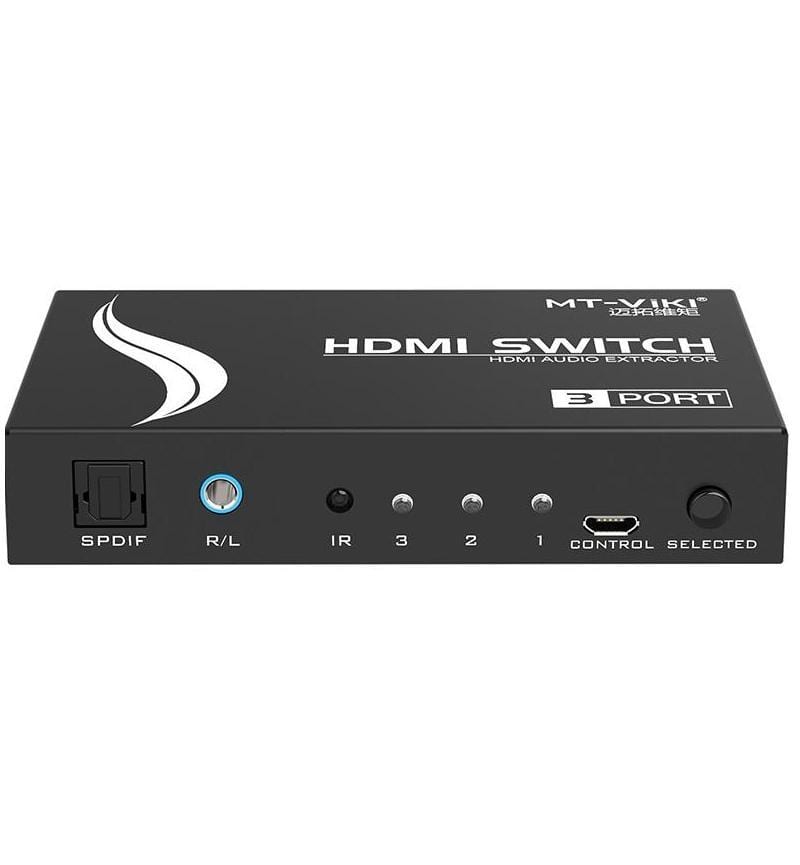 HDMI: 3X IN + 1X OUT WITH AUDIO
