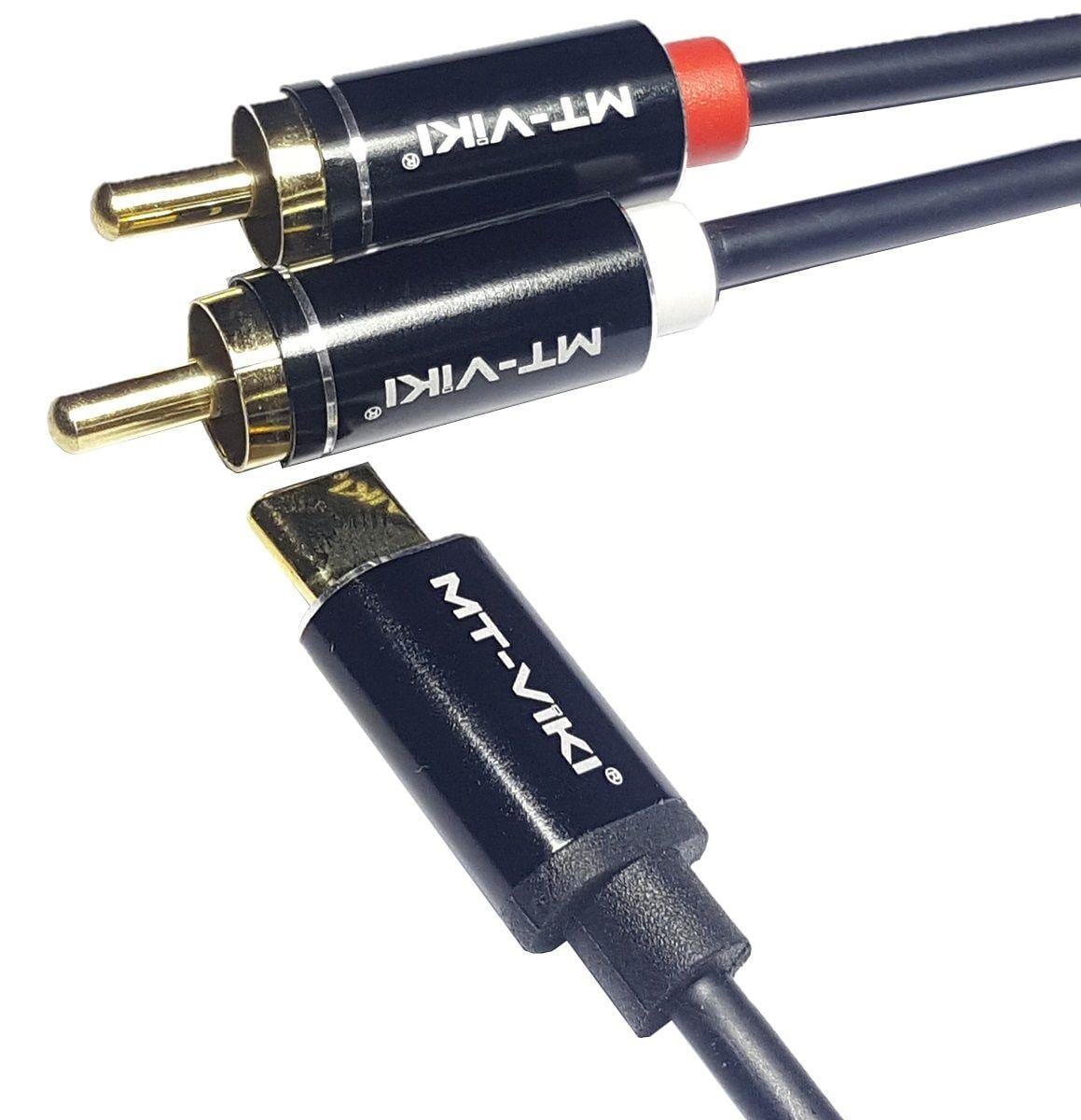 USB-C (M) TO 2X RCA 1M