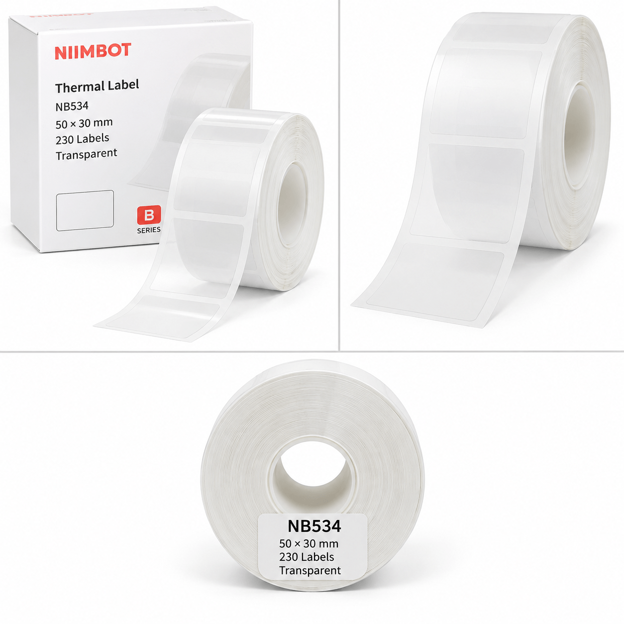 50X30MM 150 TRANSPARENT LBL