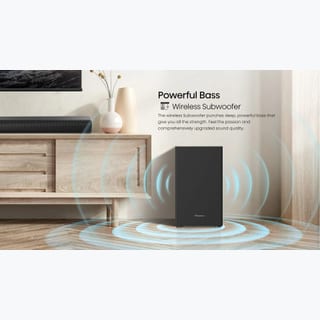 SOUNDBAR 2.1CH, 140W WLESS SUBWOOFER