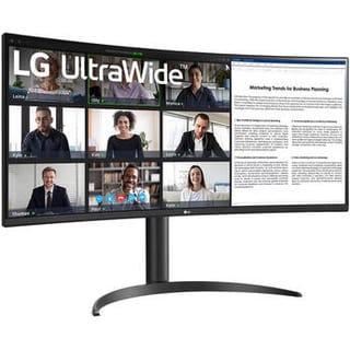 LG UltraWide 34" FHD USB-C White Monitor