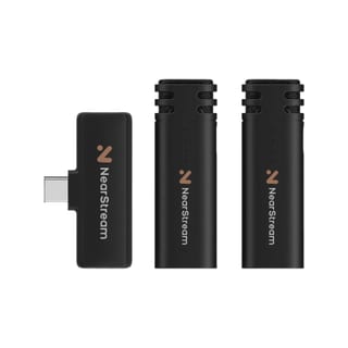 NearStream AWM10T-P AI Noise-Canceling Mini Wireless Microphones