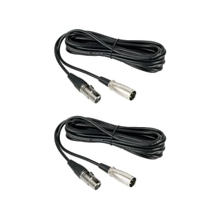 NearStream Balanced XLR Male to Female Microphone Cable 2m - 2 pack