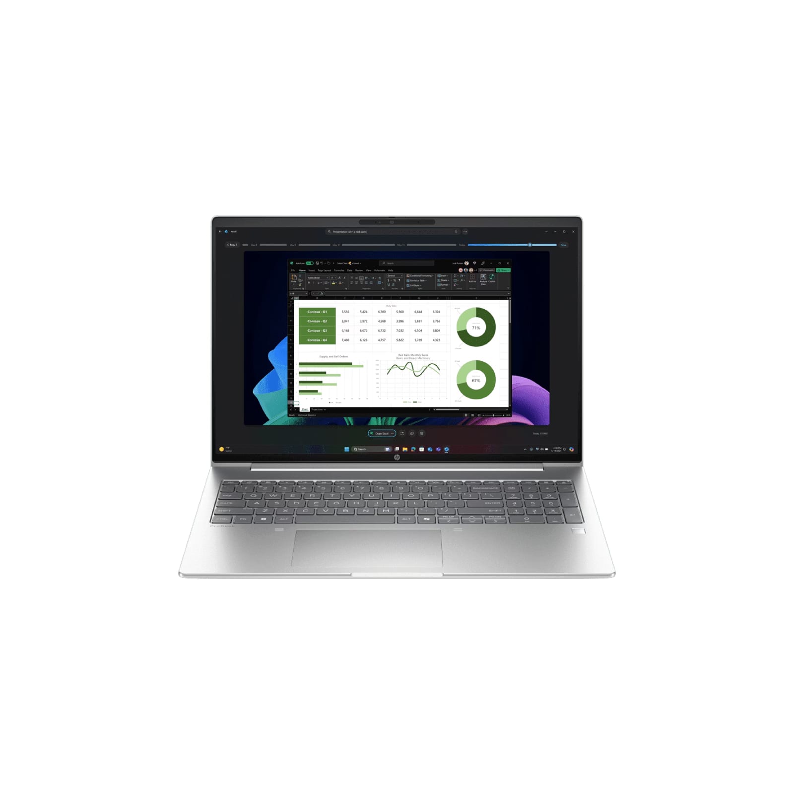 HP ProBook 4 G1i 16" Core-U7 24GB 1TB Win 11 Pro Notebook