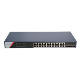 Hikvision 24 Port Gigabit Smart PoE Switch 2 Gigabit Fiber Ports