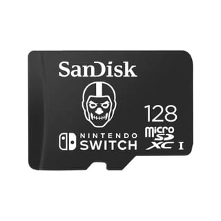 SanDisk Nintendo MicroSD UHS I Card 128GB Fortnite Edition - Skull Trooper