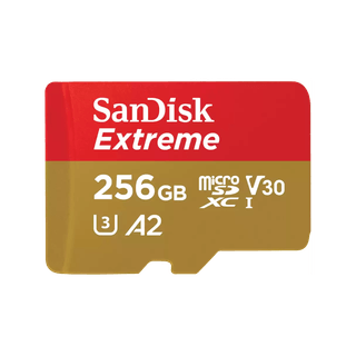SanDisk Extreme microSDXC 256GB UHS-I Card for 4K Video