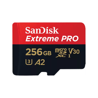 Sandisk Extreme Pro 256GB 4K Video MicroSDXC Card with Adapter