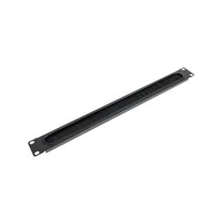 Zone 1U Black Brush Panel