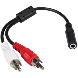 2RCA (M) TO STEREO (F) 0.1M