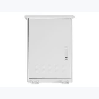Scoop 18U 600mm Deep Outdoor Cabinet with 2 fans