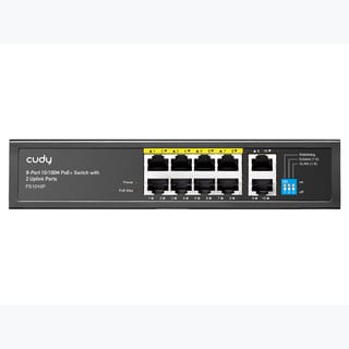 Cudy 10 Port Fast Ethernet 8 PoE 115W Switch