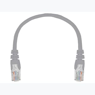 Linkbasic 22cm UTP Cat5e Flylead Grey