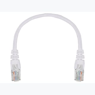 Linkbasic 22cm UTP Cat5e Flylead White