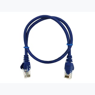 Linkbasic 50cm UTP Cat5e Flylead Blue