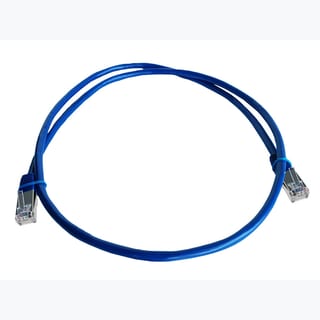 Linkbasic 1 Metre FTP Cat5e Flylead Blue